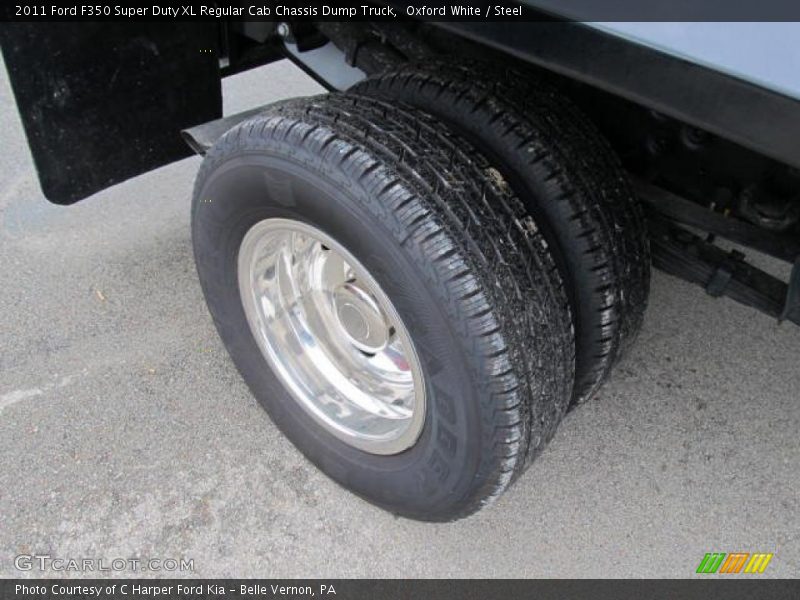 Oxford White / Steel 2011 Ford F350 Super Duty XL Regular Cab Chassis Dump Truck