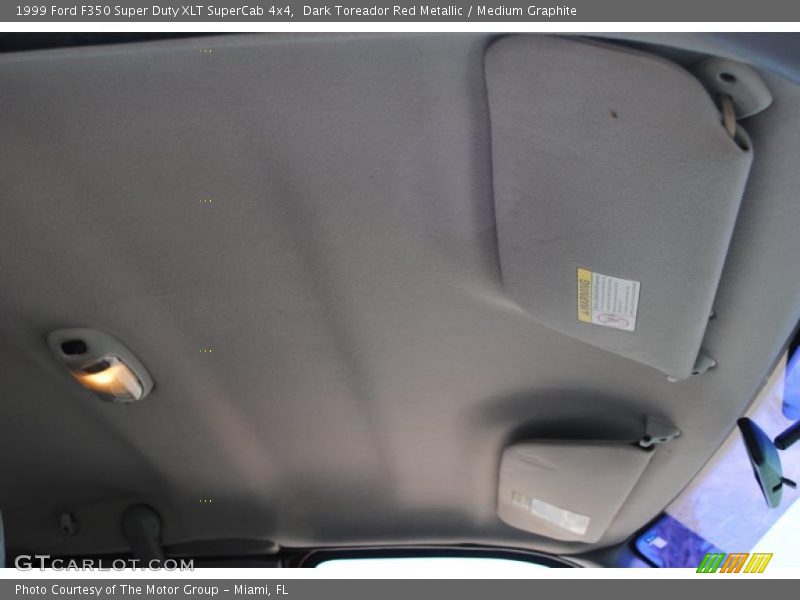 Dark Toreador Red Metallic / Medium Graphite 1999 Ford F350 Super Duty XLT SuperCab 4x4