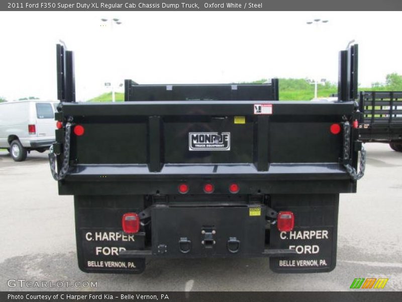 Oxford White / Steel 2011 Ford F350 Super Duty XL Regular Cab Chassis Dump Truck