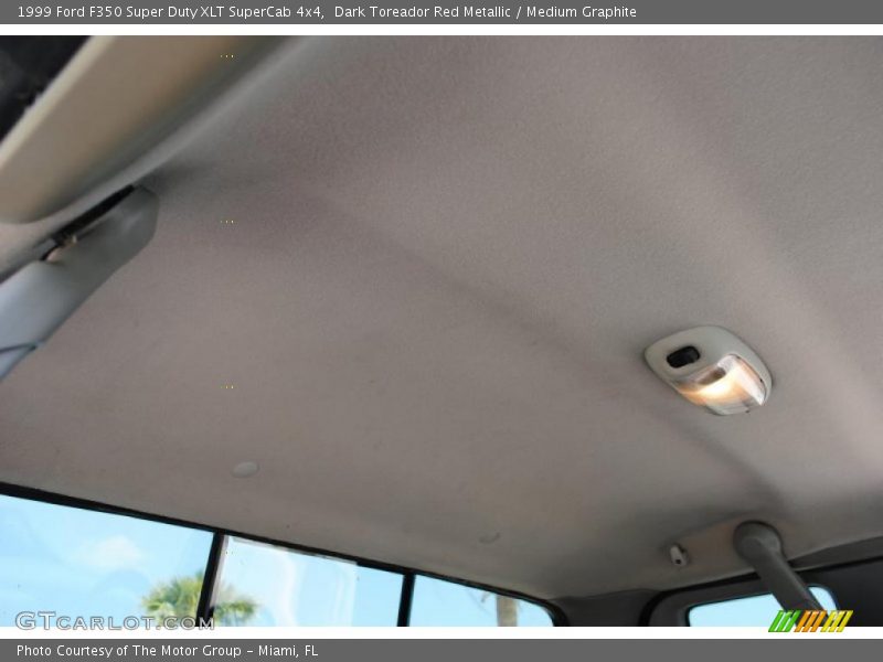 Dark Toreador Red Metallic / Medium Graphite 1999 Ford F350 Super Duty XLT SuperCab 4x4