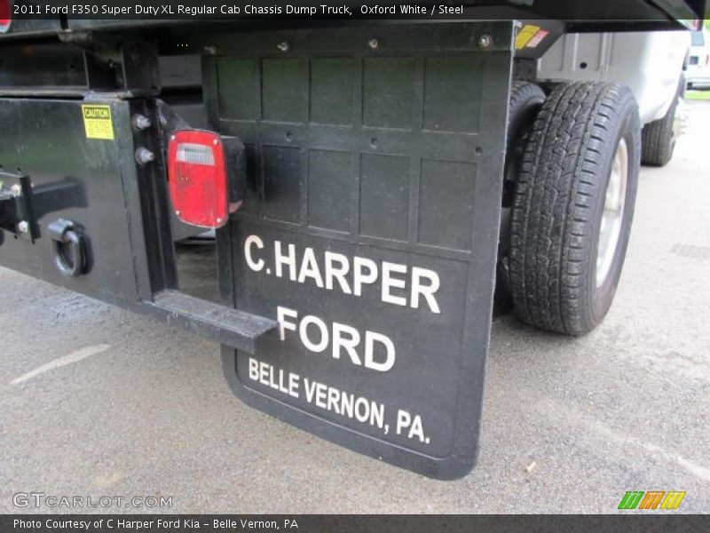 Oxford White / Steel 2011 Ford F350 Super Duty XL Regular Cab Chassis Dump Truck