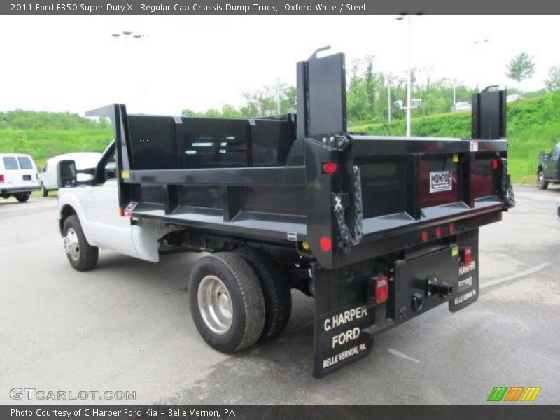 Oxford White / Steel 2011 Ford F350 Super Duty XL Regular Cab Chassis Dump Truck