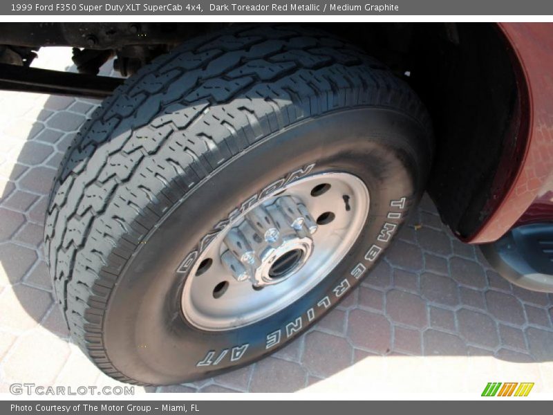Dark Toreador Red Metallic / Medium Graphite 1999 Ford F350 Super Duty XLT SuperCab 4x4