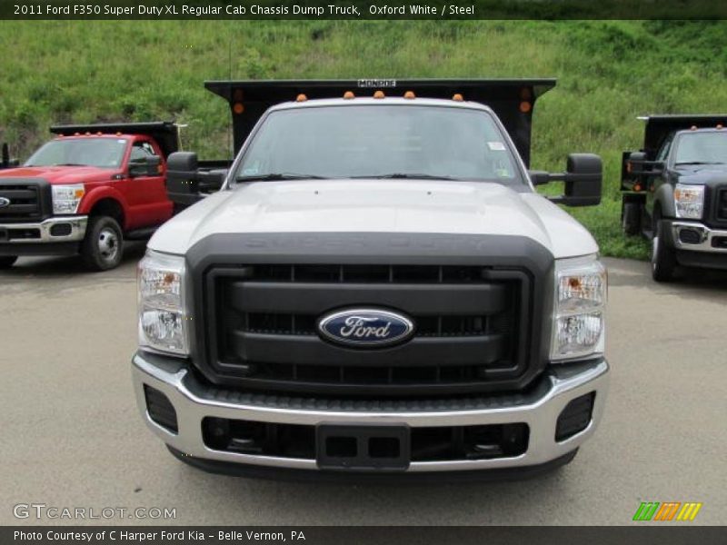 Oxford White / Steel 2011 Ford F350 Super Duty XL Regular Cab Chassis Dump Truck