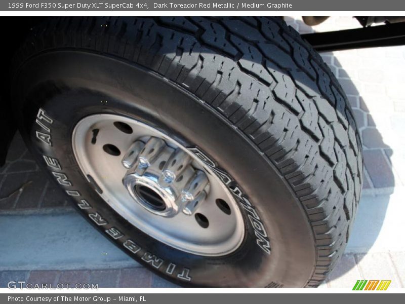 Dark Toreador Red Metallic / Medium Graphite 1999 Ford F350 Super Duty XLT SuperCab 4x4