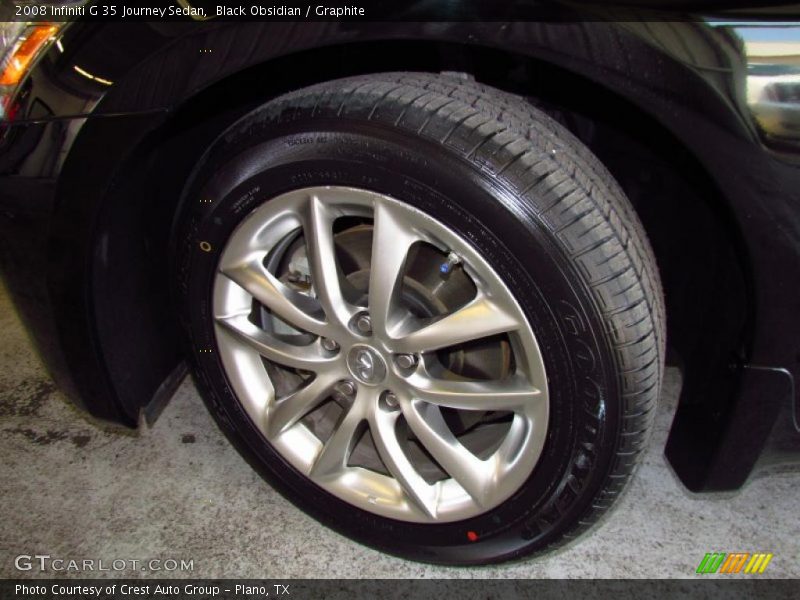Black Obsidian / Graphite 2008 Infiniti G 35 Journey Sedan