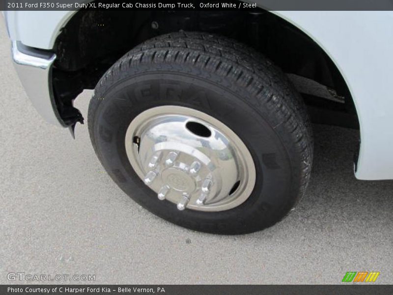 Oxford White / Steel 2011 Ford F350 Super Duty XL Regular Cab Chassis Dump Truck