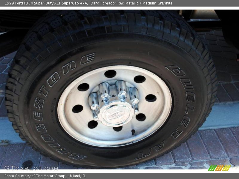 Dark Toreador Red Metallic / Medium Graphite 1999 Ford F350 Super Duty XLT SuperCab 4x4