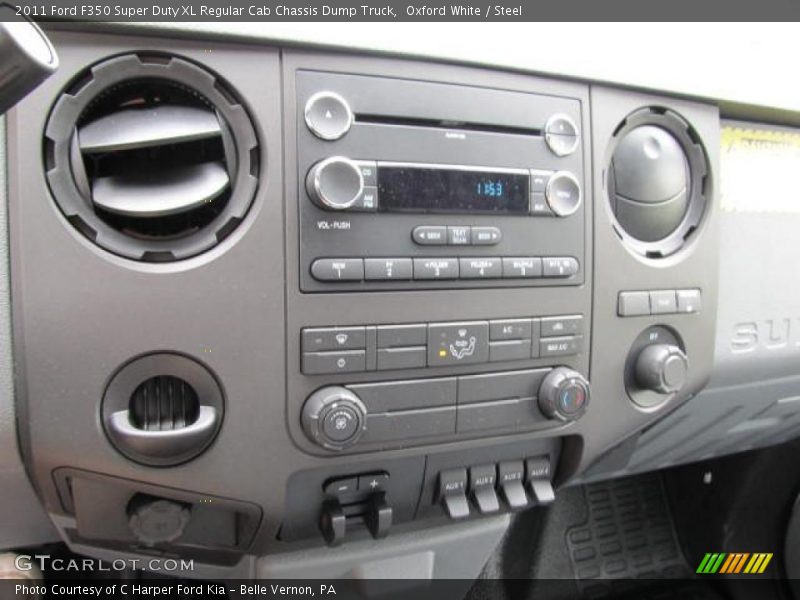 Controls of 2011 F350 Super Duty XL Regular Cab Chassis Dump Truck