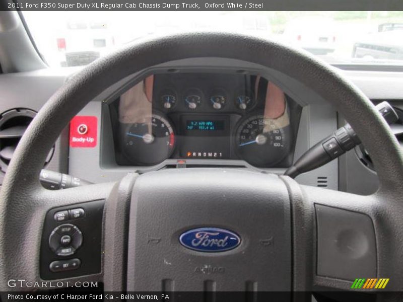 Oxford White / Steel 2011 Ford F350 Super Duty XL Regular Cab Chassis Dump Truck