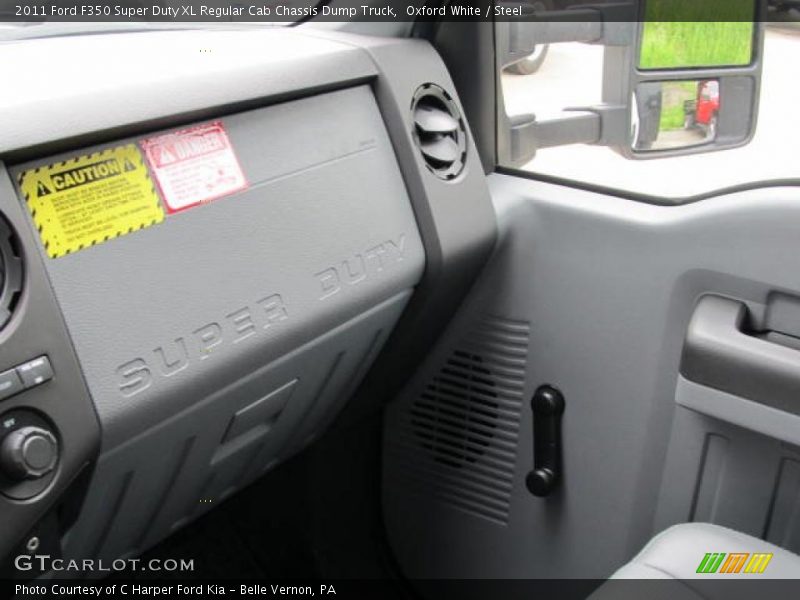Oxford White / Steel 2011 Ford F350 Super Duty XL Regular Cab Chassis Dump Truck