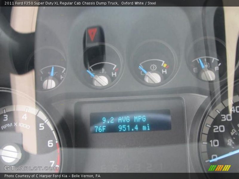 Oxford White / Steel 2011 Ford F350 Super Duty XL Regular Cab Chassis Dump Truck