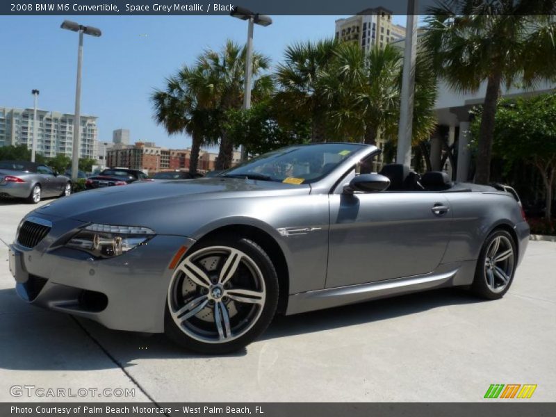 Space Grey Metallic / Black 2008 BMW M6 Convertible