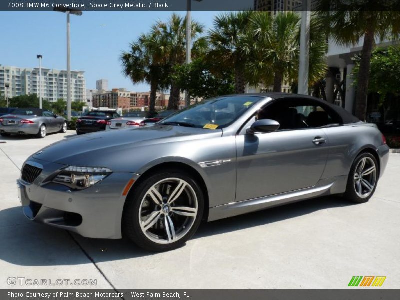 Space Grey Metallic / Black 2008 BMW M6 Convertible