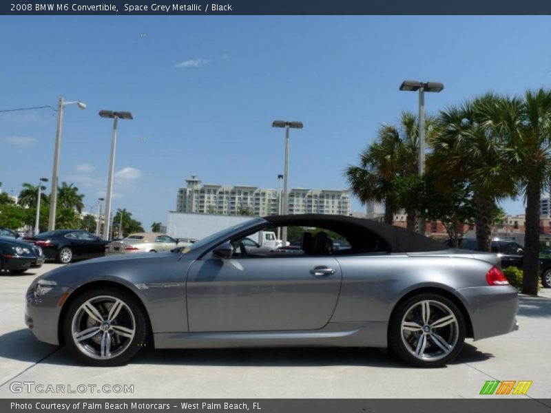 Space Grey Metallic / Black 2008 BMW M6 Convertible
