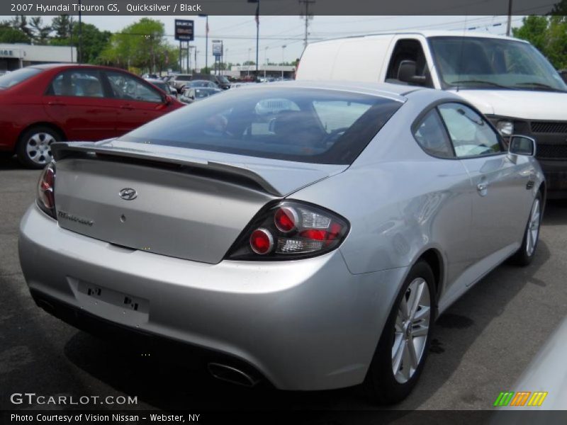 Quicksilver / Black 2007 Hyundai Tiburon GS