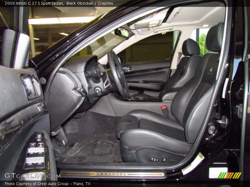  2009 G 37 S Sport Sedan Graphite Interior