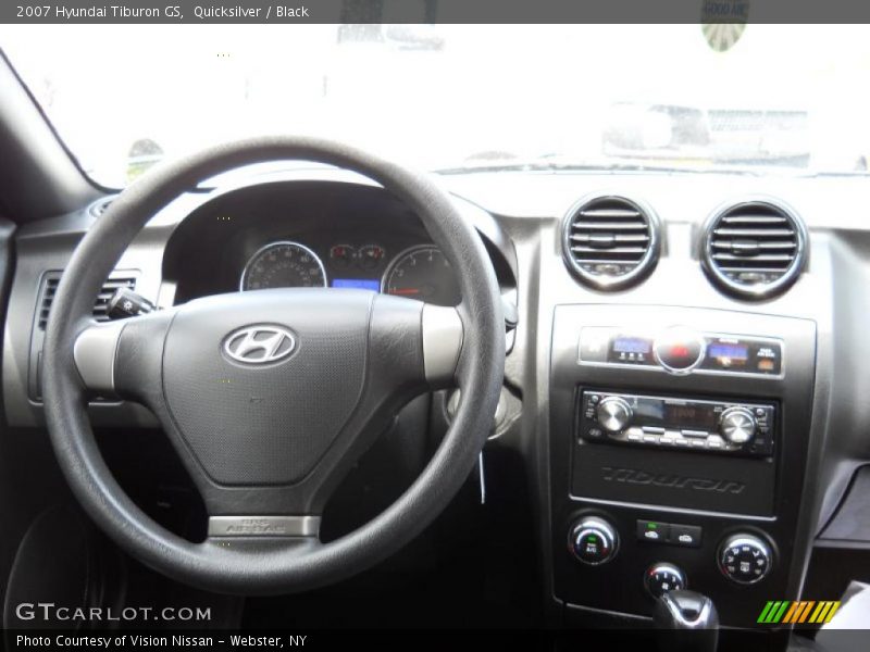 Quicksilver / Black 2007 Hyundai Tiburon GS
