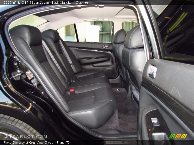  2009 G 37 S Sport Sedan Graphite Interior
