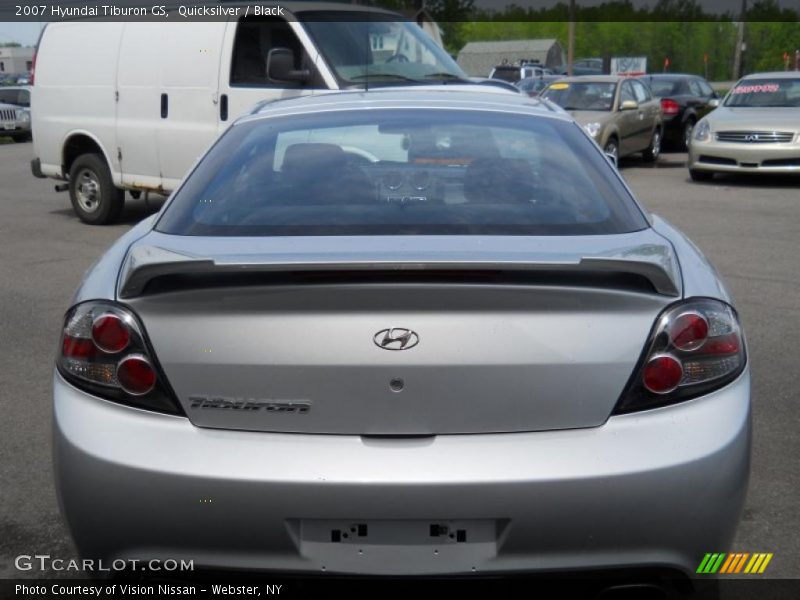 Quicksilver / Black 2007 Hyundai Tiburon GS