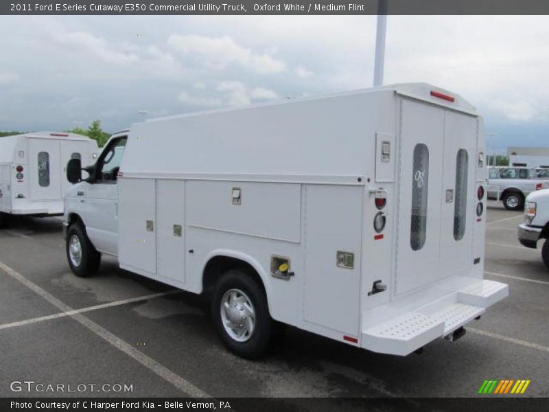 Oxford White / Medium Flint 2011 Ford E Series Cutaway E350 Commercial Utility Truck