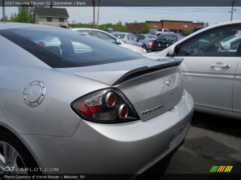 Quicksilver / Black 2007 Hyundai Tiburon GS