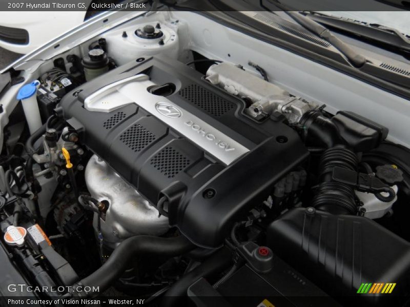 Quicksilver / Black 2007 Hyundai Tiburon GS