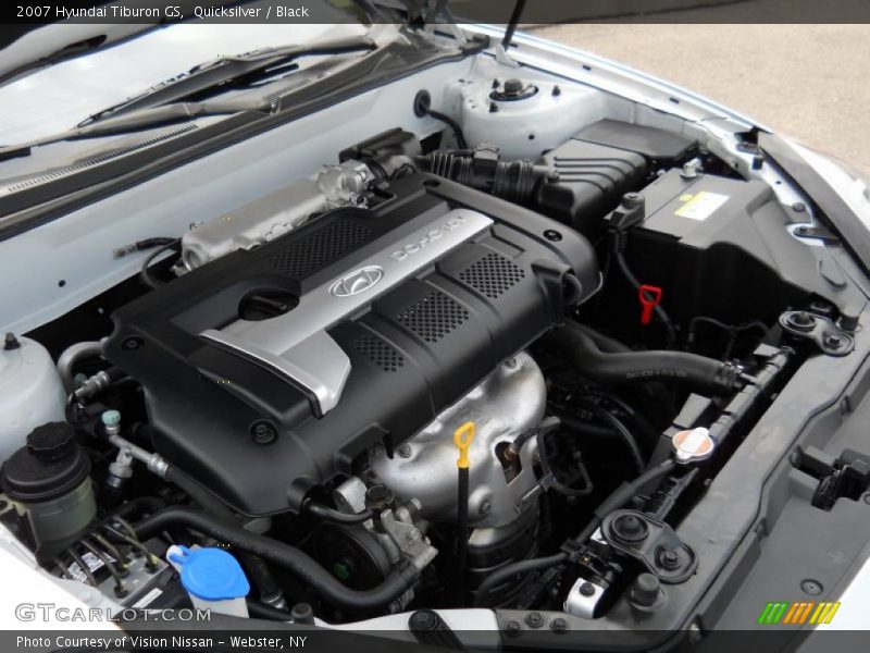 Quicksilver / Black 2007 Hyundai Tiburon GS