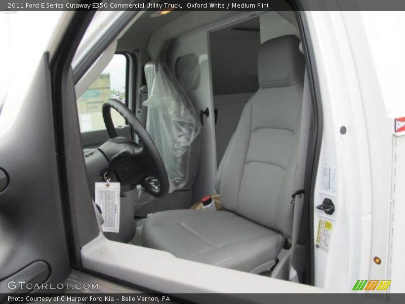  2011 E Series Cutaway E350 Commercial Utility Truck Medium Flint Interior