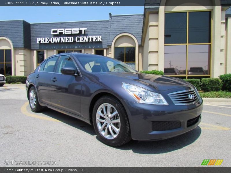 Lakeshore Slate Metallic / Graphite 2009 Infiniti G 37 Journey Sedan