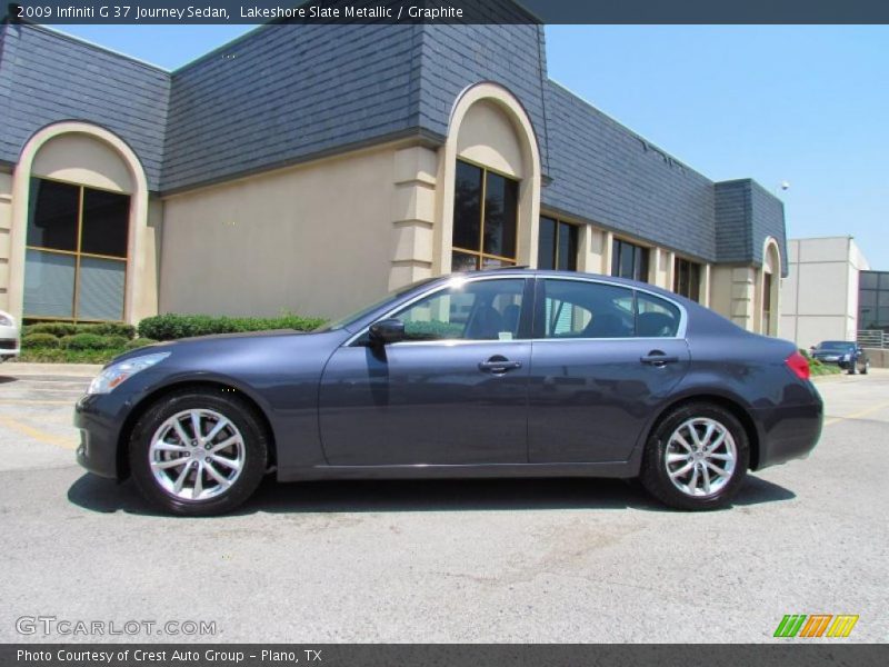 Lakeshore Slate Metallic / Graphite 2009 Infiniti G 37 Journey Sedan