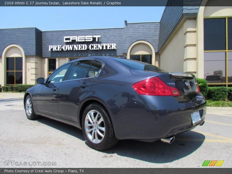 Lakeshore Slate Metallic / Graphite 2009 Infiniti G 37 Journey Sedan