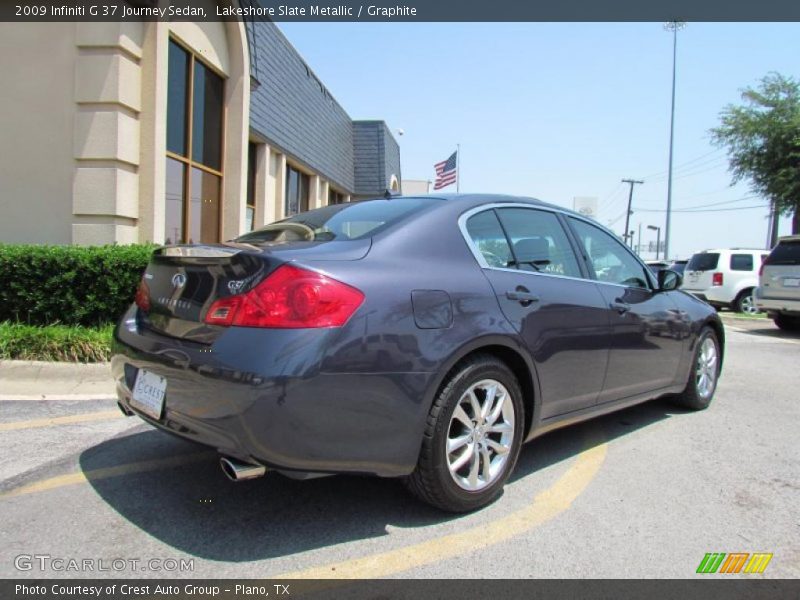 Lakeshore Slate Metallic / Graphite 2009 Infiniti G 37 Journey Sedan