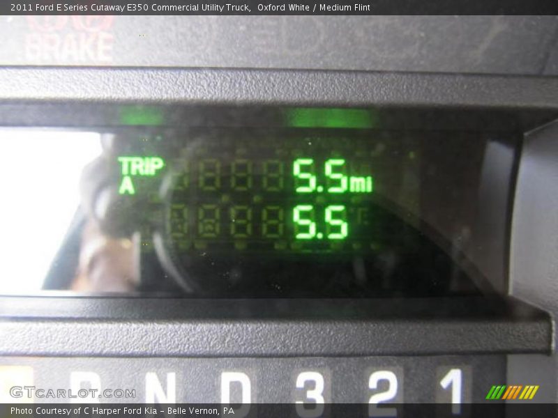 Oxford White / Medium Flint 2011 Ford E Series Cutaway E350 Commercial Utility Truck