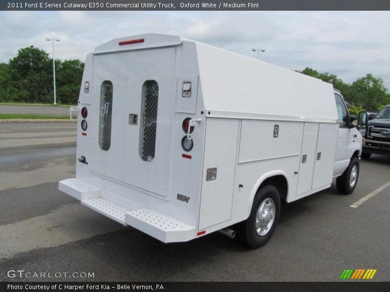 Oxford White / Medium Flint 2011 Ford E Series Cutaway E350 Commercial Utility Truck