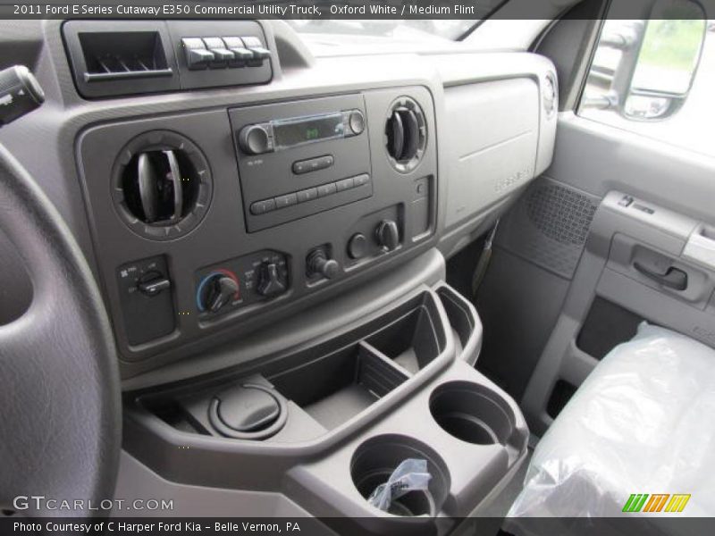 Oxford White / Medium Flint 2011 Ford E Series Cutaway E350 Commercial Utility Truck