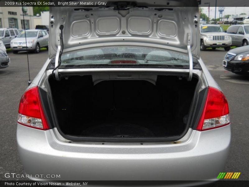 Bright Silver Metallic / Gray 2009 Kia Spectra EX Sedan