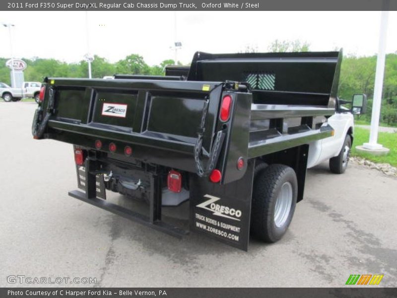 Oxford White / Steel 2011 Ford F350 Super Duty XL Regular Cab Chassis Dump Truck