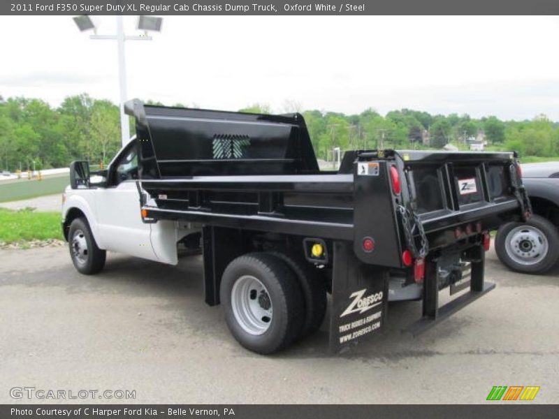 Oxford White / Steel 2011 Ford F350 Super Duty XL Regular Cab Chassis Dump Truck