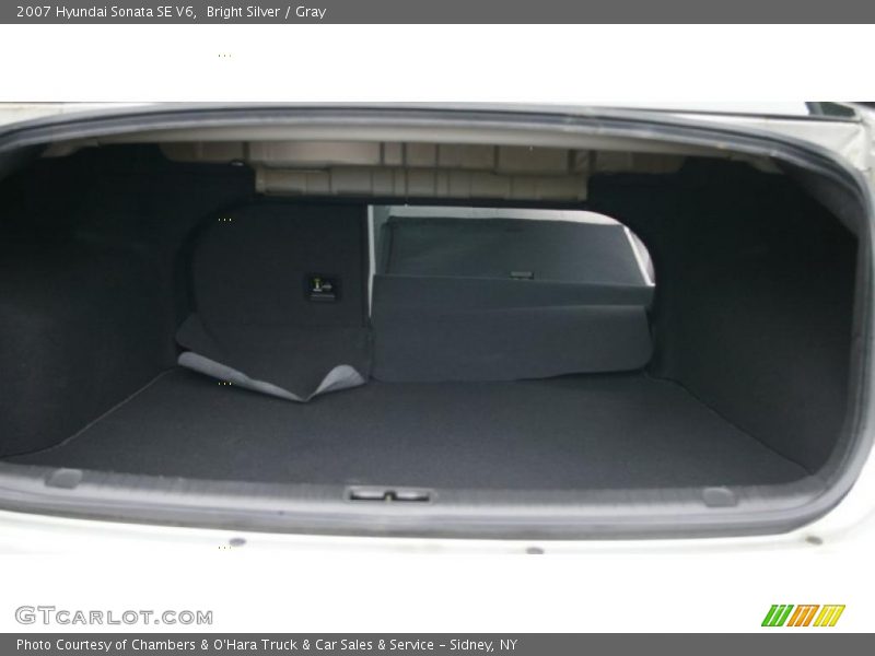 Bright Silver / Gray 2007 Hyundai Sonata SE V6