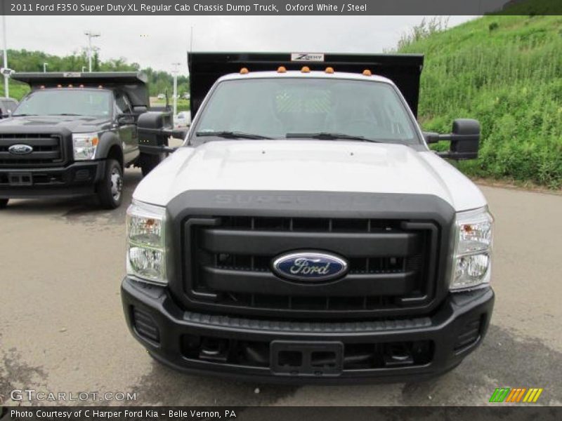 Oxford White / Steel 2011 Ford F350 Super Duty XL Regular Cab Chassis Dump Truck