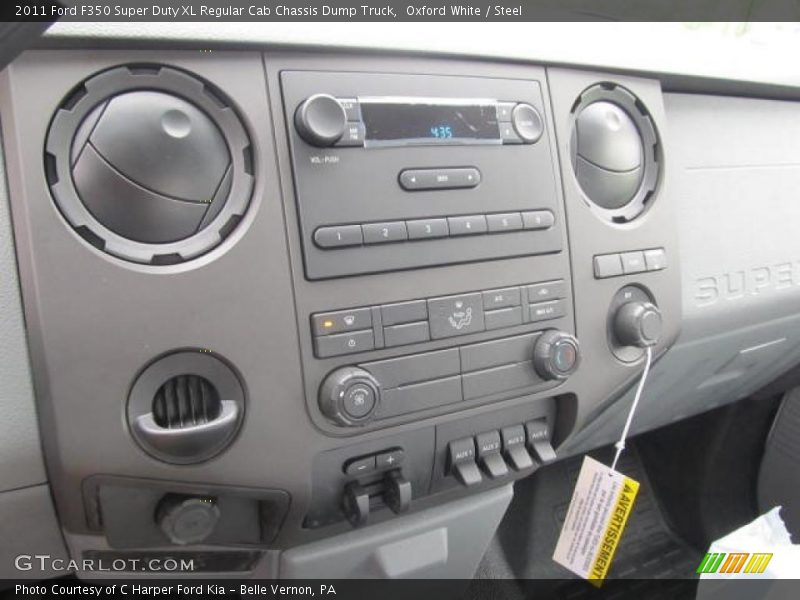 Controls of 2011 F350 Super Duty XL Regular Cab Chassis Dump Truck