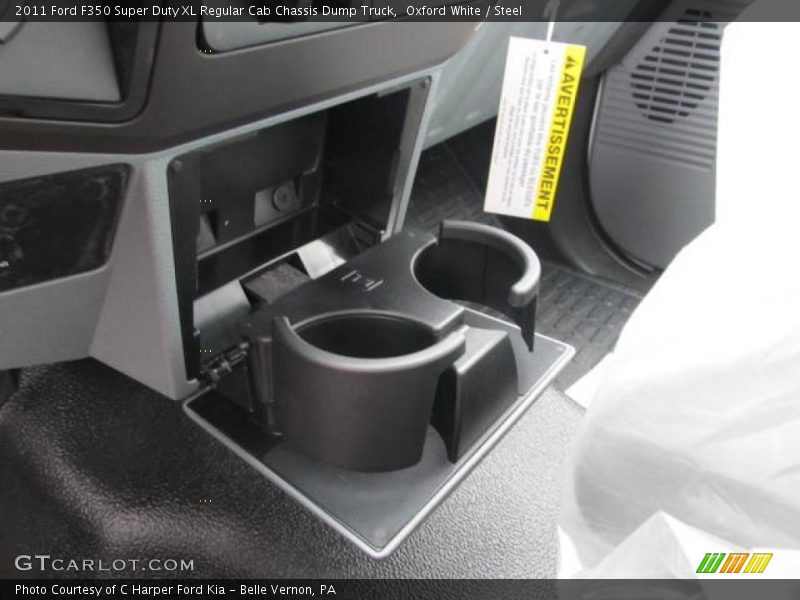 Oxford White / Steel 2011 Ford F350 Super Duty XL Regular Cab Chassis Dump Truck