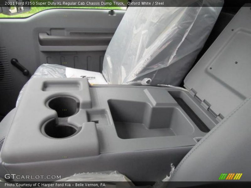 Oxford White / Steel 2011 Ford F350 Super Duty XL Regular Cab Chassis Dump Truck