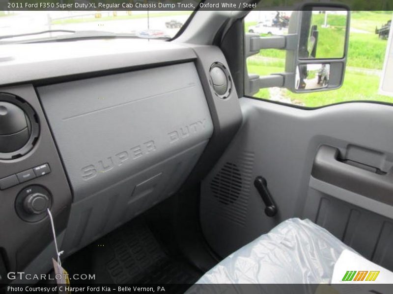 Oxford White / Steel 2011 Ford F350 Super Duty XL Regular Cab Chassis Dump Truck