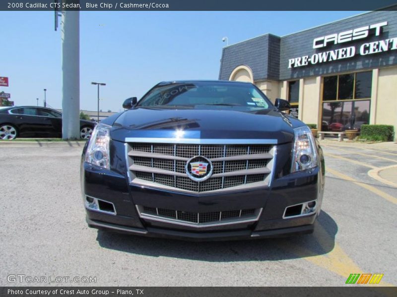 Blue Chip / Cashmere/Cocoa 2008 Cadillac CTS Sedan