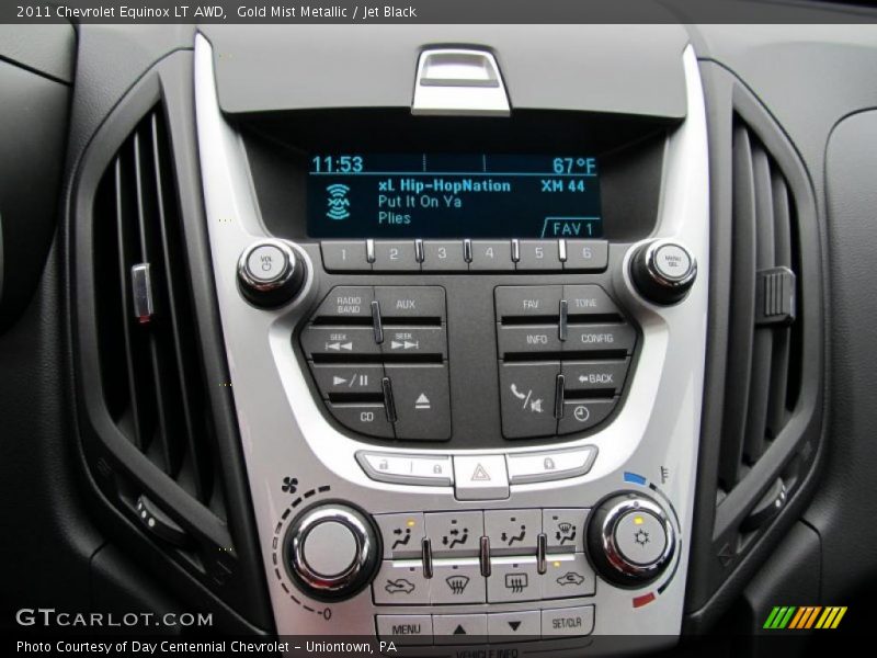 Gold Mist Metallic / Jet Black 2011 Chevrolet Equinox LT AWD