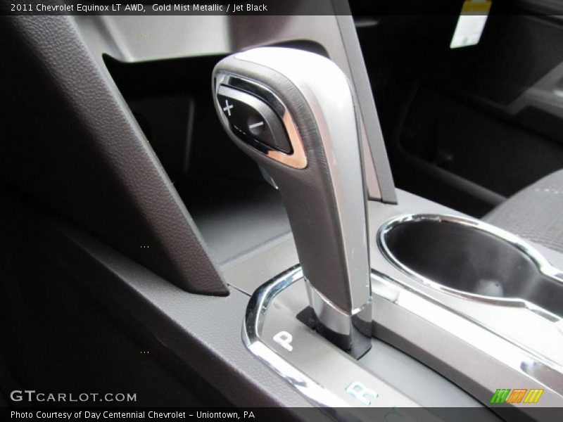 Gold Mist Metallic / Jet Black 2011 Chevrolet Equinox LT AWD