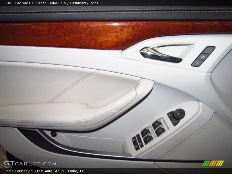 Blue Chip / Cashmere/Cocoa 2008 Cadillac CTS Sedan