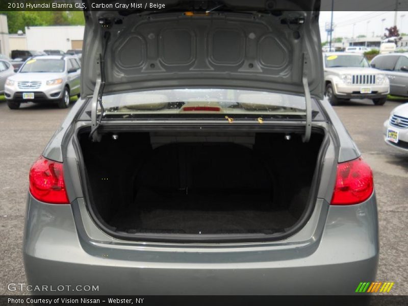 Carbon Gray Mist / Beige 2010 Hyundai Elantra GLS